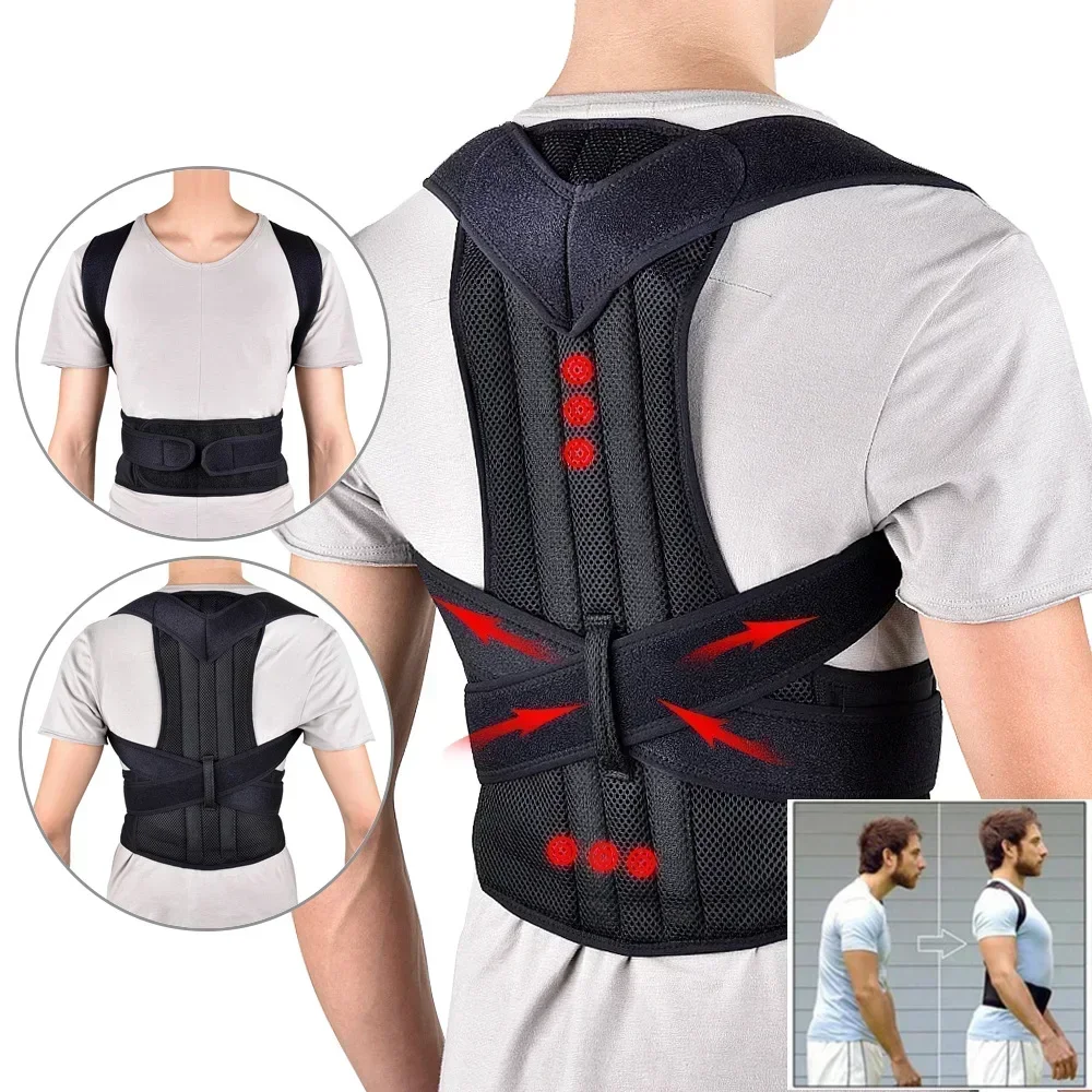 Posture Corrector Back - Regulowany korektor postawy z pasem podtrzymującym