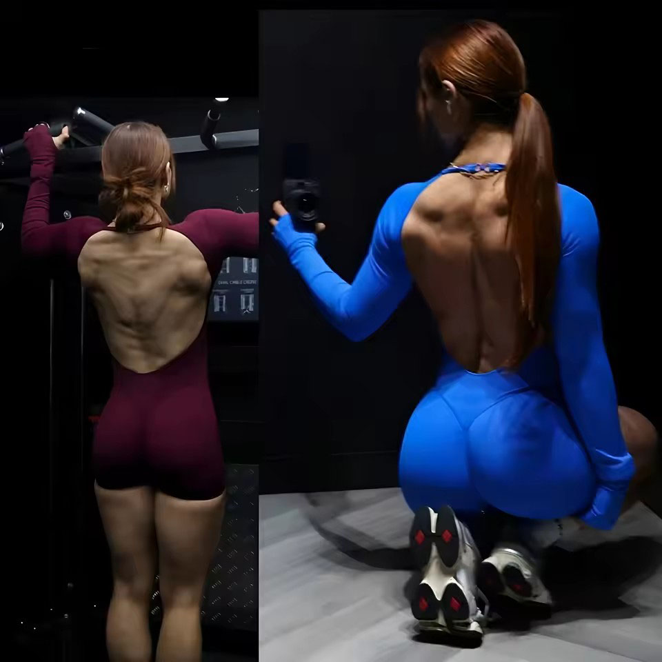 Yoga Fitness Training - Kombinezon z długim rękawem Impact Damski