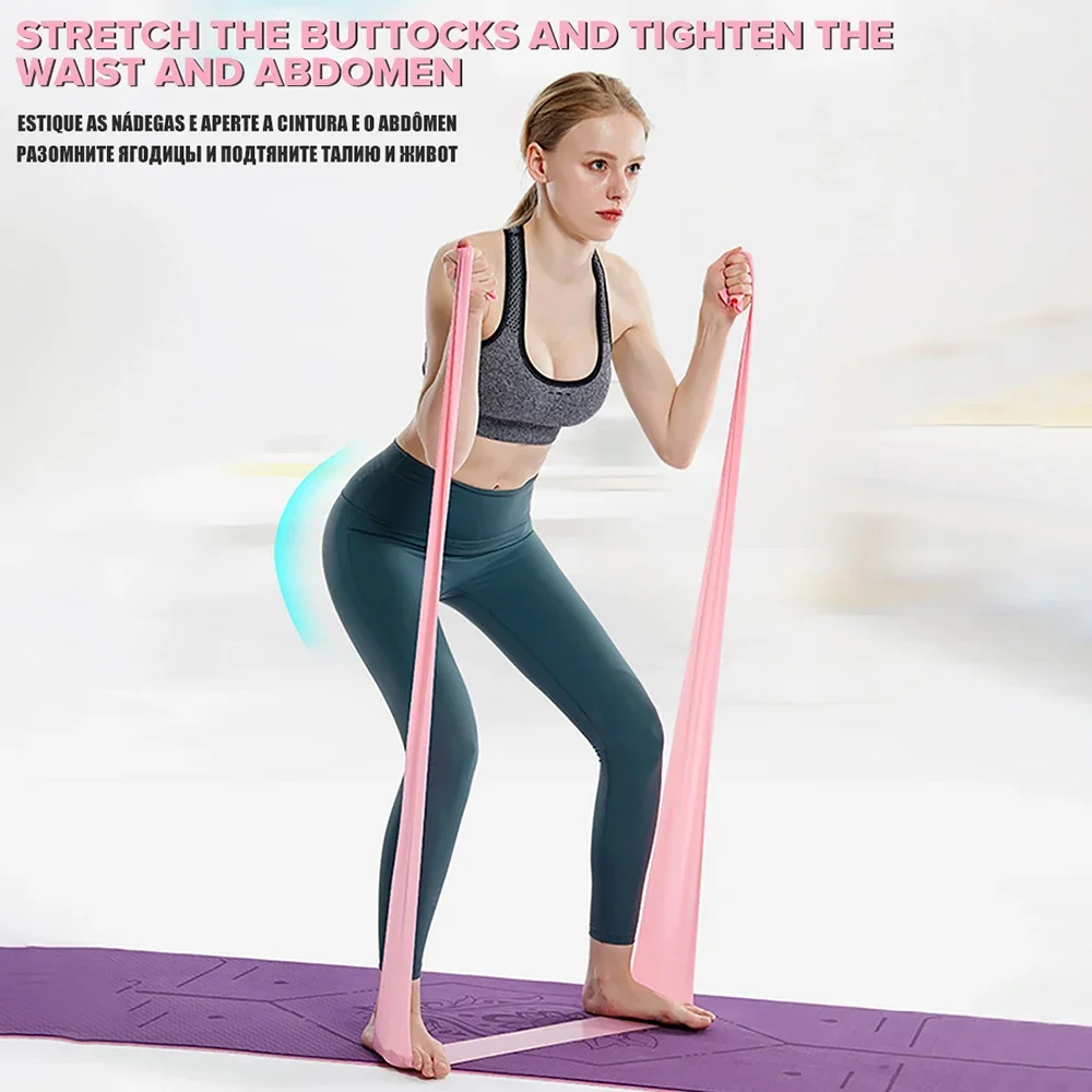 Długość 200 cm, elastyczna taś – Yoga Fitness Resistance Band recenzja i cena